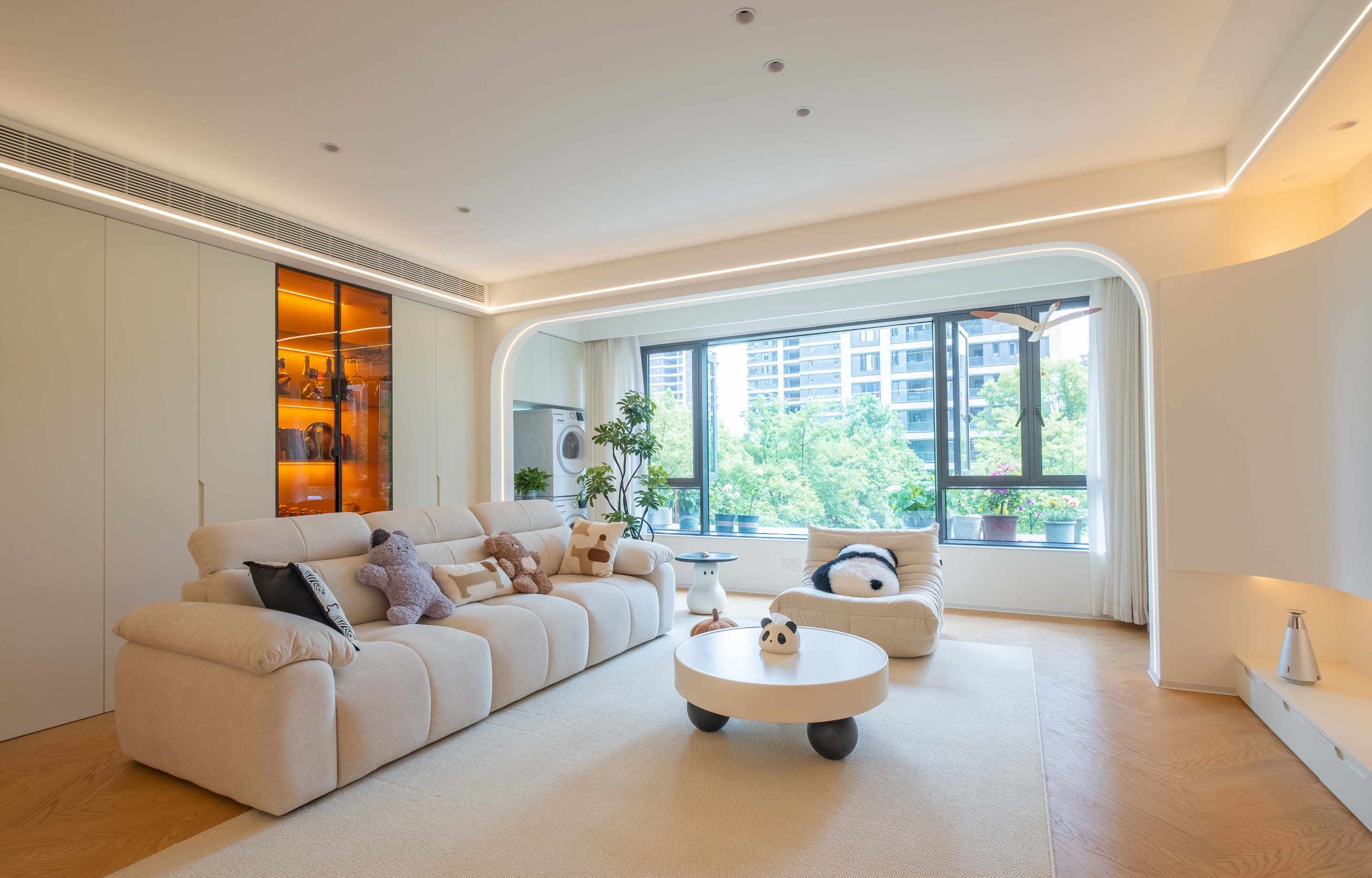 臨安越秀水悅花園 117㎡ 奶油風(fēng)